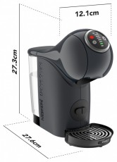 Krups KP340B10 Nescaf&eacute; Dolce Gusto Genio S Plus Kapszul&aacute;s k&aacute;v&eacute;főző, 1500W, 15 bar, sz&uuml;rke  Konyhai term&eacute;kek - K&aacute;v&eacute;főző / k&aacute;v&eacute;&ouml;rlő / kieg&eacute;sz&iacute;tő - Kapszul&aacute;s / podos k&aacute;v&eacute;főző - 495951