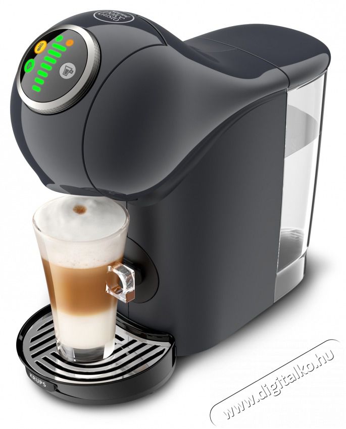 Krups KP340B10 Nescaf&eacute; Dolce Gusto Genio S Plus Kapszul&aacute;s k&aacute;v&eacute;főző, 1500W, 15 bar, sz&uuml;rke  Konyhai term&eacute;kek - K&aacute;v&eacute;főző / k&aacute;v&eacute;&ouml;rlő / kieg&eacute;sz&iacute;tő - Kapszul&aacute;s / podos k&aacute;v&eacute;főző - 495951