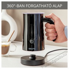 Krups XL100810 Tejhabosító - fekete Konyhai termékek - Kávéfőző / kávéörlő / kiegészítő - Tejhabosító - 363111