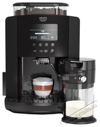 Krups Krups EA819N10 Arabica Latte automata kávéfőző - Bemutató Darab Konyhai termékek - Kávéfőző / kávéörlő / kiegészítő - Automata kávéfőző - 501439