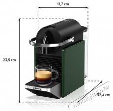 Krups XN306310 Nespresso Pixie zöld kapszulás kávéfőző Konyhai termékek - Kávéfőző / kávéörlő / kiegészítő - Kapszulás / podos kávéfőző - 502043