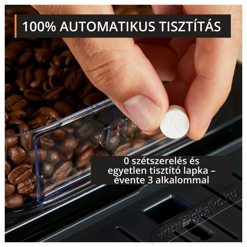 Krups EA4008E0 Serenity Black automata k&aacute;v&eacute;főző Konyhai term&eacute;kek - K&aacute;v&eacute;főző / k&aacute;v&eacute;&ouml;rlő / kieg&eacute;sz&iacute;tő - Automata k&aacute;v&eacute;főző - 540014