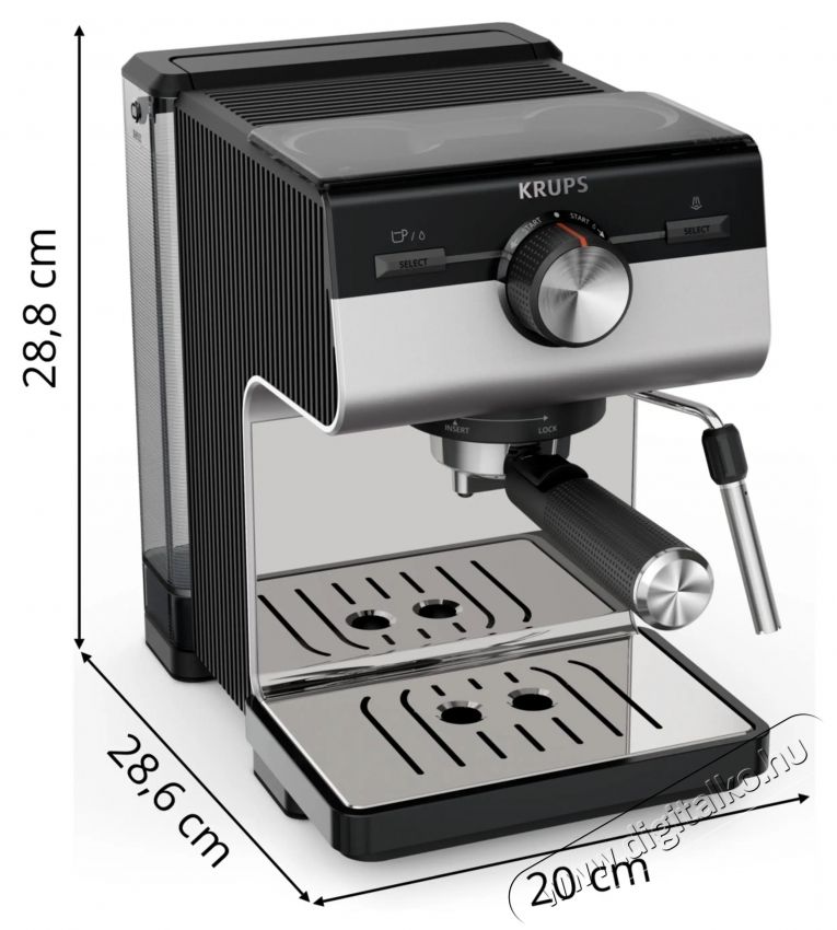 Krups XP384E10 Authentic+ ez&uuml;st espresso k&aacute;v&eacute;főző &Uacute;jdons&aacute;gok - &Uacute;j term&eacute;kek - 538951