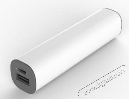 Ksix Powerbank 2200mAh - fehér Mobil / Kommunikáció / Smart - Powerbank / Külső akkumulátor és töltő - 317607