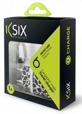 Ksix Micro USB A1 fali töltő - leopárd fehér Mobil / Kommunikáció / Smart - Mobiltelefon kiegészítő / tok - Hálózati-, autós töltő - 318016