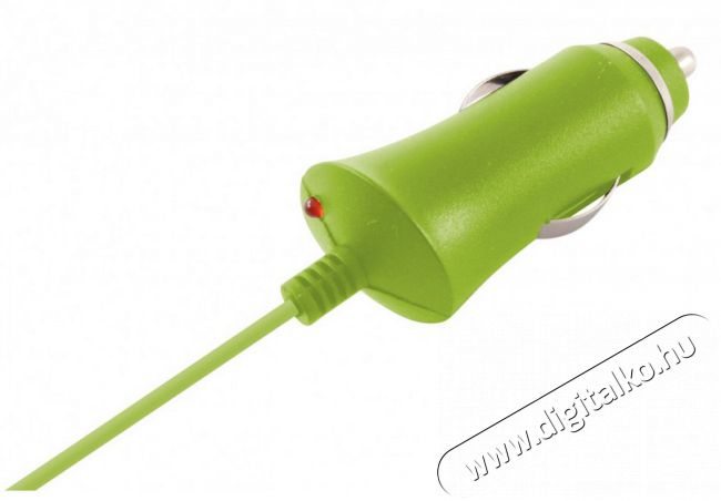 Ksix Micro USB A1 autós töltő - zöld Mobil / Kommunikáció / Smart - Mobiltelefon kiegészítő / tok - Hálózati-, autós töltő - 318027