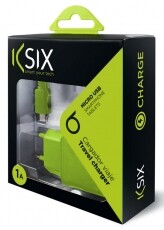Ksix Micro USB A1 fali töltő - zöld Mobil / Kommunikáció / Smart - Mobiltelefon kiegészítő / tok - Hálózati-, autós töltő - 318197