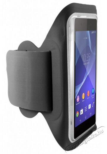 Ksix telefontartó karpánt 5,7" - fekete Mobil / Kommunikáció / Smart - Mobiltelefon kiegészítő / tok - Övtáska / karpánt futáshoz - 317610