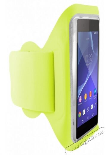 Ksix telefontartó karpánt 5,7" - zöld Mobil / Kommunikáció / Smart - Mobiltelefon kiegészítő / tok - Övtáska / karpánt futáshoz - 318199