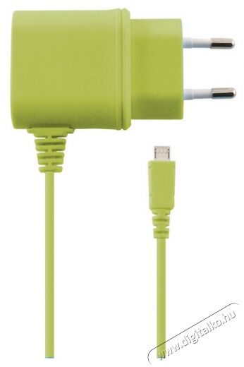 Ksix Micro USB A1 fali töltő - zöld Mobil / Kommunikáció / Smart - Mobiltelefon kiegészítő / tok - Hálózati-, autós töltő - 318197