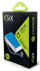 Ksix BXBA4000CIAZ PowerLive Powerbank beépített MicroUSB kábellel - kék Mobil / Kommunikáció / Smart - Powerbank / Külső akkumulátor és töltő - 318064