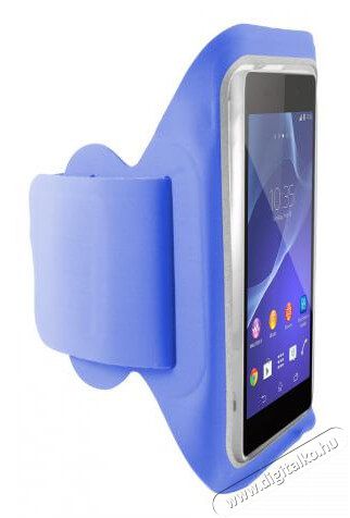 Ksix V-Armand Lycra 5,7 telefontartó - kék Mobil / Kommunikáció / Smart - Mobiltelefon kiegészítő / tok - Tartó / rögzítő / állvány - 317547