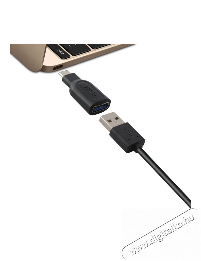 Ksix USB 3.0/USB 3.1 Type C Adapter Memória kártya / Pendrive - Adapter - 400995