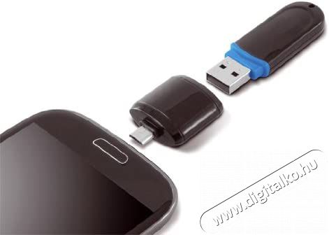 Ksix USB - Micro USB Adapter Memória kártya / Pendrive - Adapter - 400994