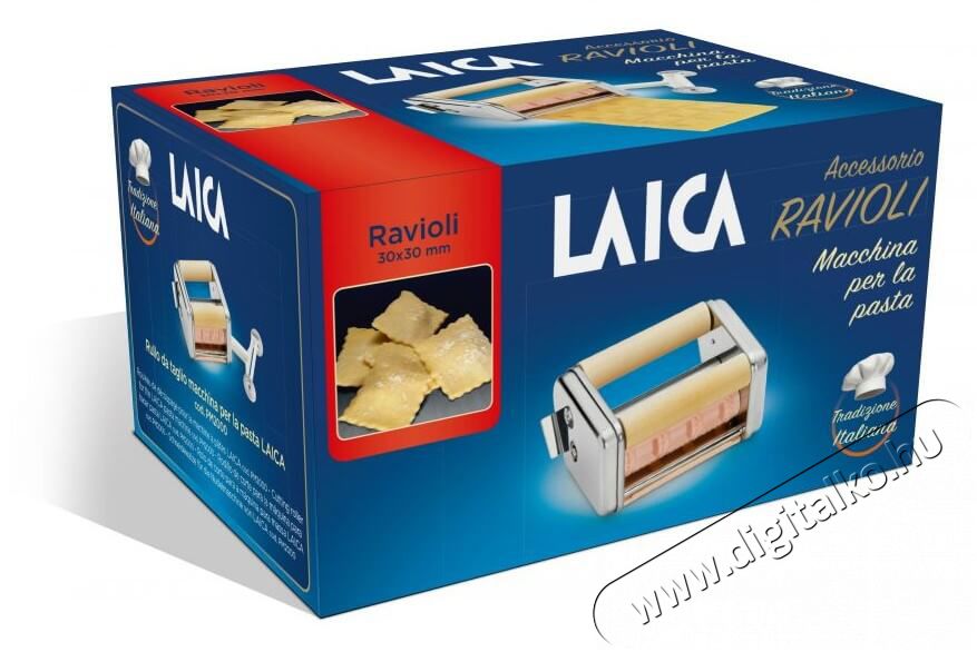 Laica APM0070 TÉSZTAGÉP VÁGÓFEJ RAVIOLI Konyhai termékek - Konyhai kisgép (előkészítés / feldolgozás) - Tésztakészítő gép - 331986