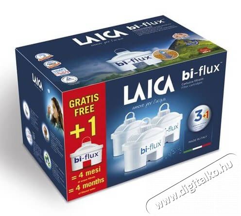 Laica F4S 3+1 db-os Bi-Flux univerzális vízszűrőbetét Konyhai termékek - Vízszűrő - Vízszűrő - 332641