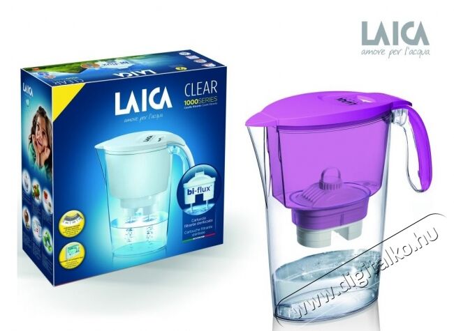 Laica J11AG Clear Line vízszűrőkancsó - lila Konyhai termékek - Vízszűrő - Kiegészítő - 345703