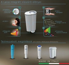 Laica vízlágyító betét Konyhai termékek - Kávéfőző / kávéörlő / kiegészítő - Kávéfőző kiegészítő - 371539