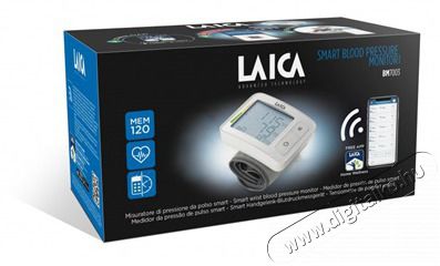 Laica BM7003W VÉRNYOMÁSMÉRŐ CSUKLÓS Szépségápolás / Egészség - Vérnyomásmérő - Csukló vérnyomásmérő