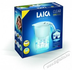 Laica Clear Line fehér (hooper) vízszűrő kancsó 1 db bi-flux univerzális szűrőbetéttel (J11AA) Konyhai termékek - Vízszűrő - Kiegészítő - 381548