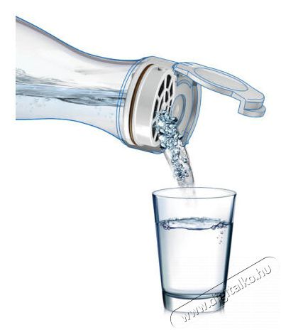 Laica GlasSmart 1,1 literes üveg vízszűrő palack 1 db szűrő disk-kel (B31AA02) Konyhai termékek - Vízszűrő - Vízszűrő - 381583