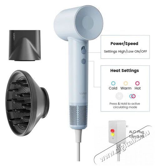 Laifen SWIFT SE SPECIAL Light Blue Sz&eacute;ps&eacute;g&aacute;pol&aacute;s / Eg&eacute;szs&eacute;g - Haj&aacute;pol&aacute;s - Hajsz&aacute;r&iacute;t&oacute; - 510551