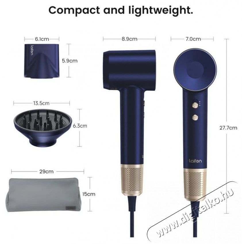 Laifen SWIFT SPECIAL Platinum Blue Sz&eacute;ps&eacute;g&aacute;pol&aacute;s / Eg&eacute;szs&eacute;g - Haj&aacute;pol&aacute;s - Hajsz&aacute;r&iacute;t&oacute; - 510554