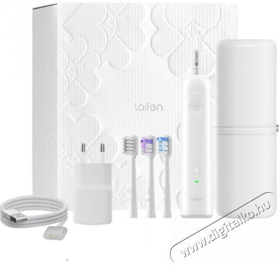 Laifen Wave LFTB01-P White Giftbox, 3 pótfej Elektromos fogkefe Szépségápolás / Egészség - Száj / fog ápolás - Elektromos fogkefe - 525139