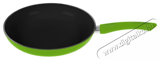 Lamart K2652 GB Kerámia serpenyő 26cm - zöld/fekete Konyhai termékek - Edény - Serpenyő - 270328