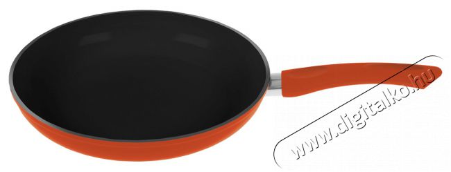 Lamart K2652 RB Kerámia serpenyő 26cm - piros/fekete Konyhai termékek - Edény - Serpenyő - 270327