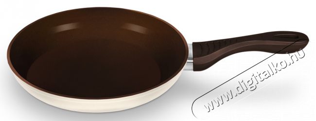 Lamart K2850 MB Kerámia serpenyő 28cm - fehér/barna Konyhai termékek - Edény - Serpenyő - 270331