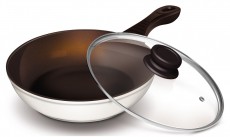 Lamart K2870 MB Kerámia WOK serpenyő 28/7cm - fehér Konyhai termékek - Edény - Wok serpenyő - 270335