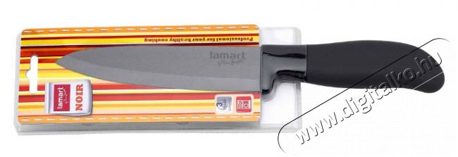Lamart LT2014 Kerámia kés 29cm - szakács (fekete) Konyhai termékek - Konyhai eszköz - Kés / olló - 261995