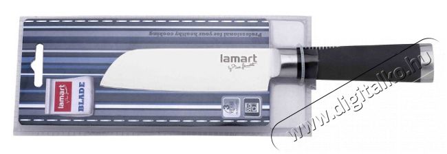 Lamart LT2025 Rozsdamentes acél kés 22,5 - Santoku Konyhai termékek - Konyhai eszköz - Kés / olló - 262001