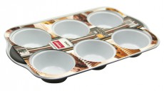 Lamart LT3031 Muffin 6 db sütőforma (28x18cm) - kerámia bevonattal Konyhai termékek - Edény - Sütőtepsi / sütőforma - 270365