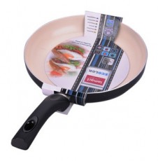 Lamart LTK2805 BW Kerámia bevonatú alumínium serpenyő 28cm - fekete/fehér Konyhai termékek - Edény - Serpenyő - 261945