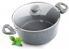 Lamart LT1005 Aluminium fazék 20cm - szürke Konyhai termékek - Edény - Fazék / lábas - 281283