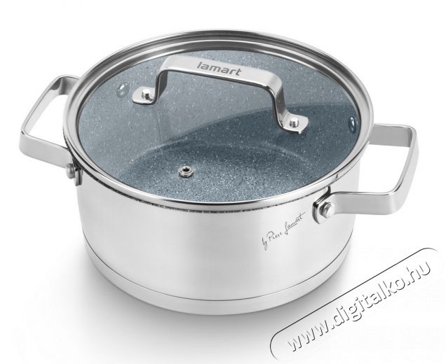 Lamart LT1102 edény üvegtetővel Konyhai termékek - Edény - Fazék / lábas - 349146