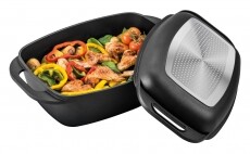 Lamart LT1105 DOUBLE grillező serpenyő fedéllel Konyhai termékek - Edény - Grill serpenyő / grill tál - 349149