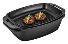 Lamart LT1105 DOUBLE grillező serpenyő fedéllel Konyhai termékek - Edény - Grill serpenyő / grill tál - 349149