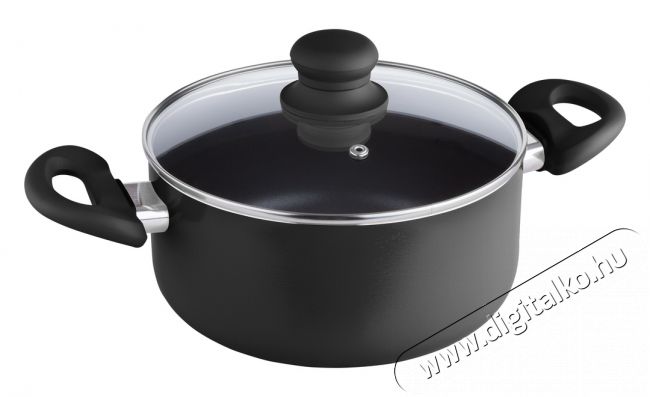 Lamart LT1124 MultiColor fazék 20CM - fekete Konyhai termékek - Edény - Serpenyő - 349157