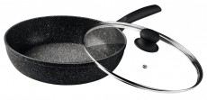 Lamart Rock LT1142 Aluminium serpenyő fedővel 28cm Konyhai termékek - Edény - Serpenyő - 345723