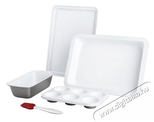Lamart LT3037 Cera kerámia sütőforma szett - ezüst / fehér Konyhai termékek - Edény - Sütőtepsi / sütőforma - 274698