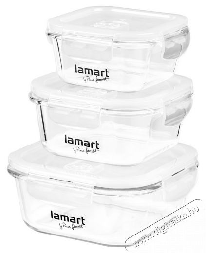 Lamart LT6012 műanyag ételtároló készlet Konyhai termékek - Edény - Ételtároló - 310039