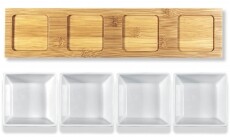 Lamart LT9020 Bamboo tálalóedény szett 4db Konyhai termékek - Konyhai eszköz - Egyéb konyhai eszköz - 349266