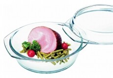 Lamart LT3002 Hőálló kerek jénai tál fedővel 2,5L Konyhai termékek - Edény - Sütőedény / jénai tál - 262007