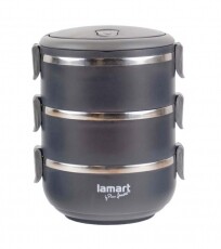 Lamart LT6023 Thermo ételhordó - 3 részes Konyhai termékek - Edény - Ételtároló - 349235