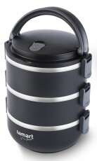 Lamart LT6023 Thermo ételhordó - 3 részes Konyhai termékek - Edény - Ételtároló - 349235