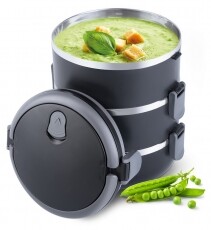 Lamart LT6023 Thermo ételhordó - 3 részes Konyhai termékek - Edény - Ételtároló - 349235