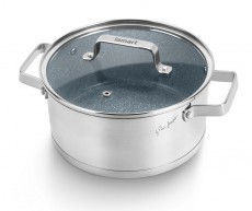 Lamart LT1103 STONESS edény üvegfedővel Konyhai termékek - Edény - Fazék / lábas - 349147